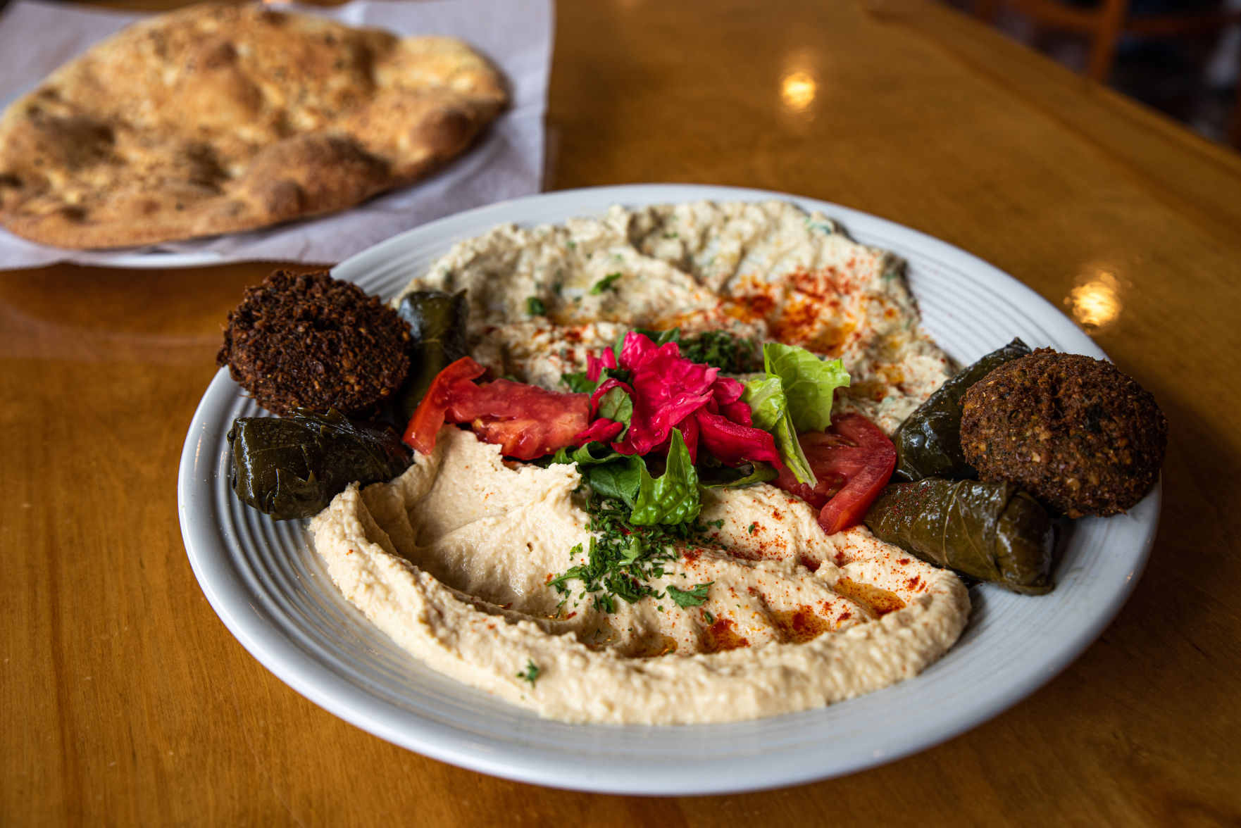 The hummus plate at Al Amir